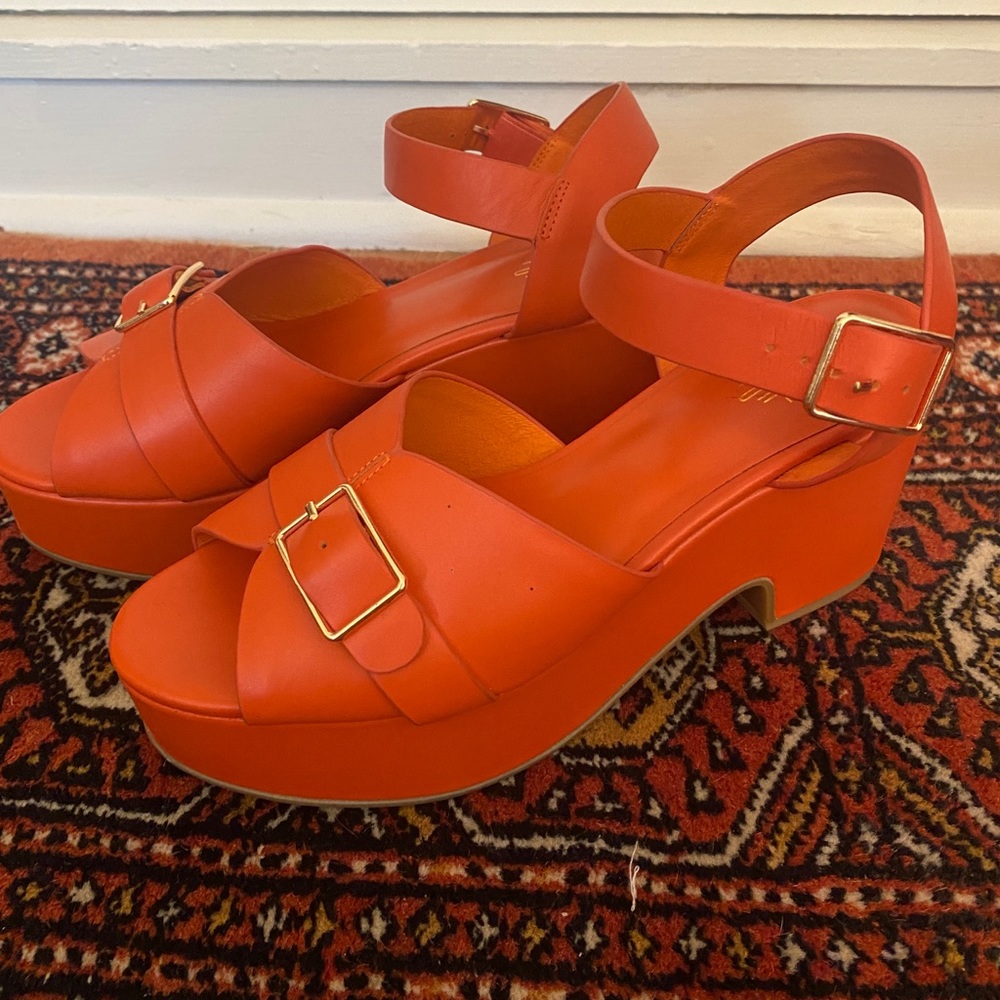 Charlotte Stone RAF in tangerine size 9